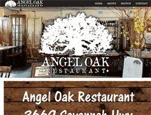 Tablet Screenshot of angeloakrestaurant.com